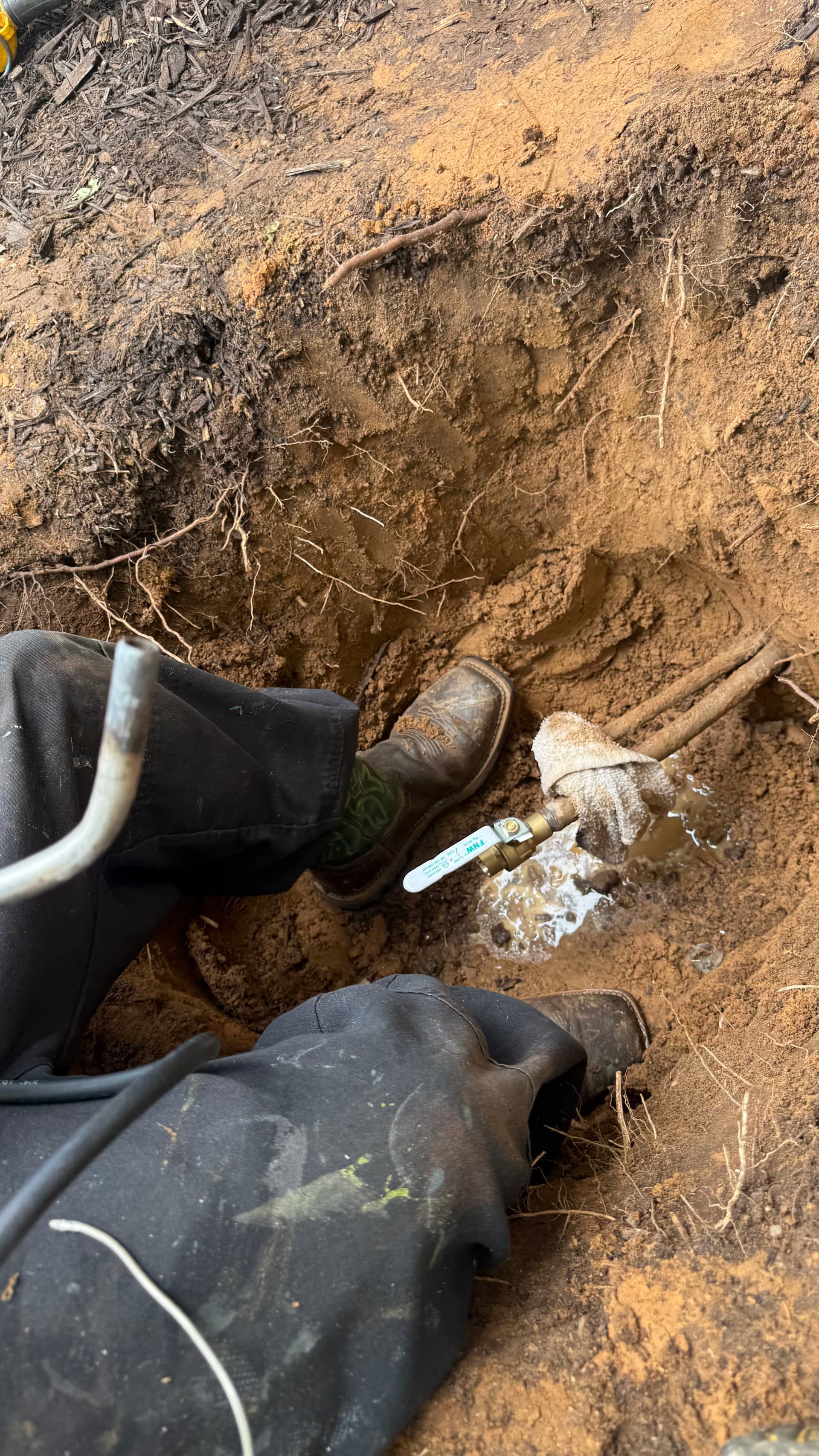 Gallery photos for Underground Water Line Leak Found and Fixed: Image #2