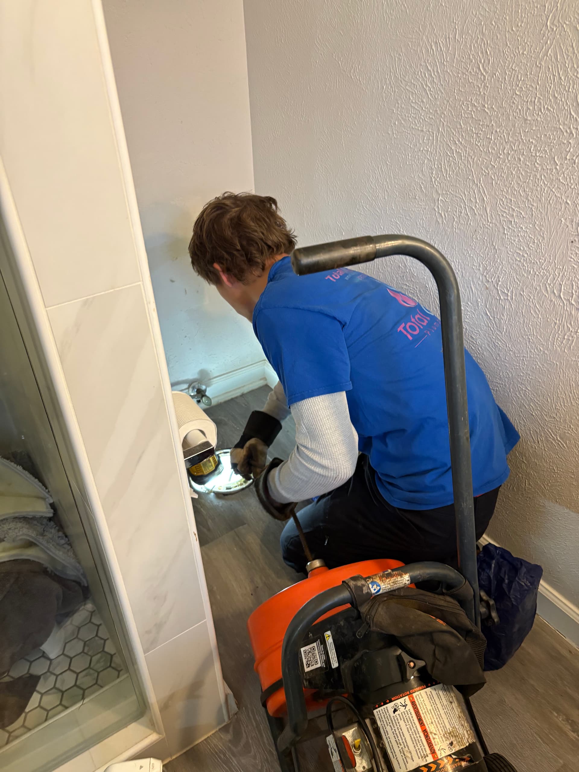 Gallery photos for When a Bathroom Clog Won't Budge We Pull the Toilet: Image #1