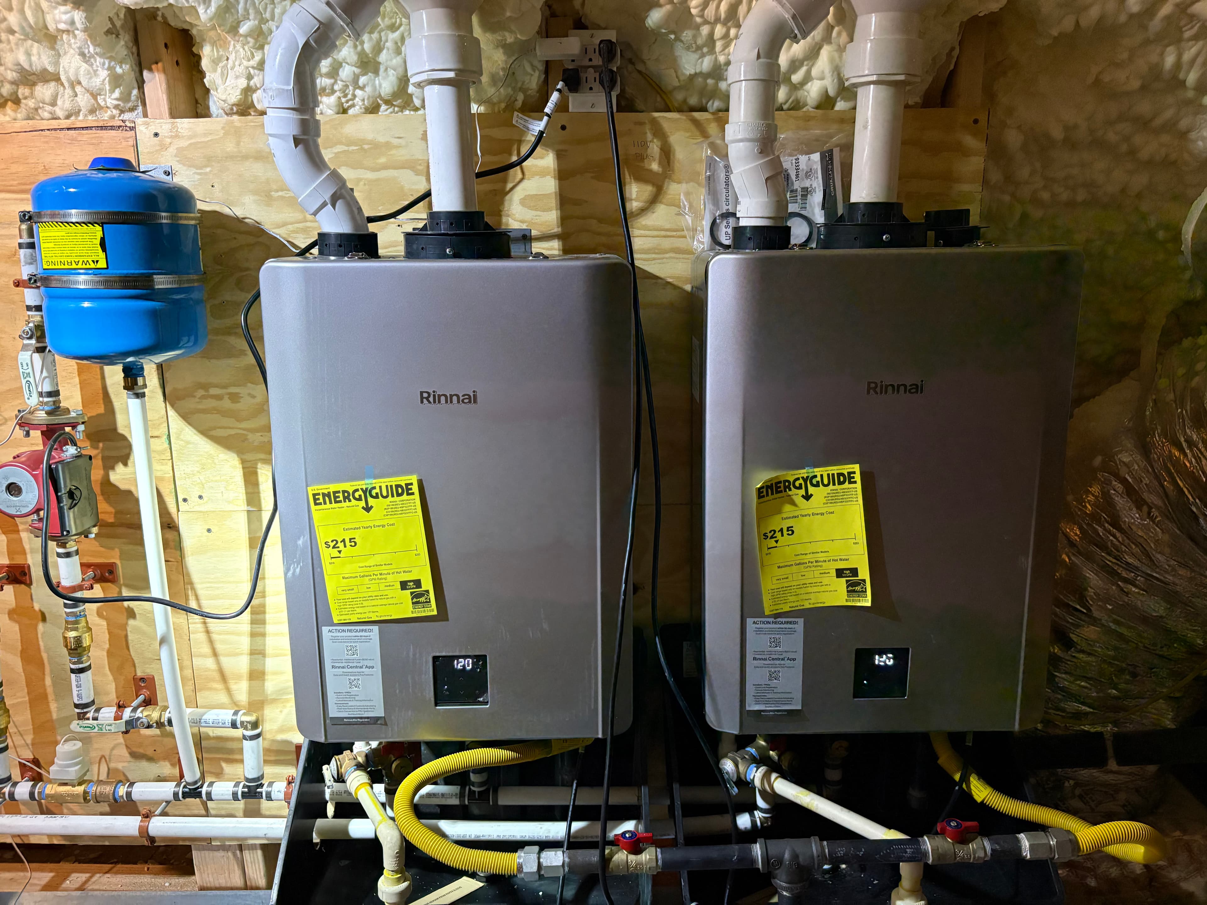 Project Dual Tankless Water Heater Install with Recirculating Pump image