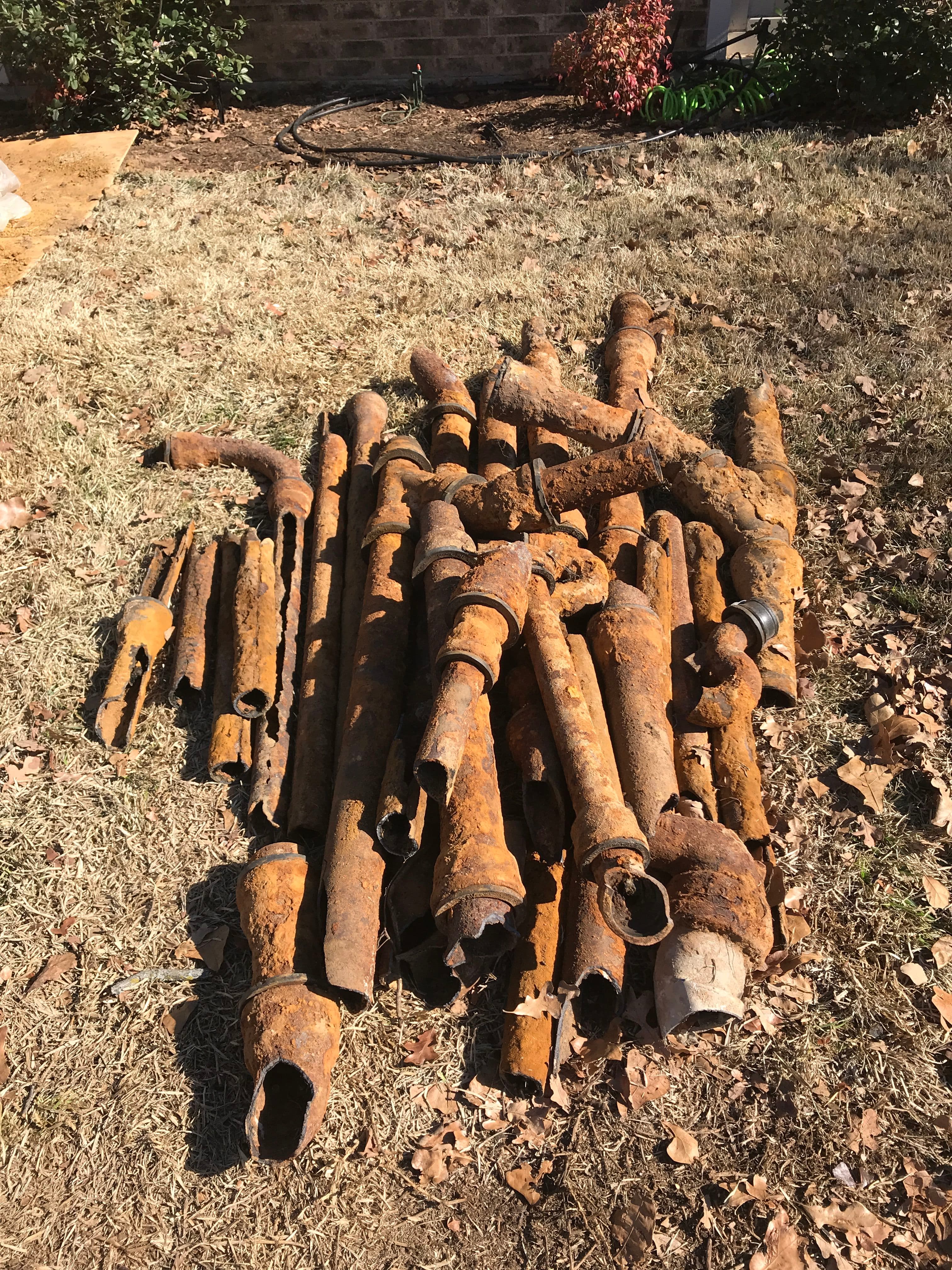 Project Cast Iron Sewer Line Replacement Under Foundation in Bedford image