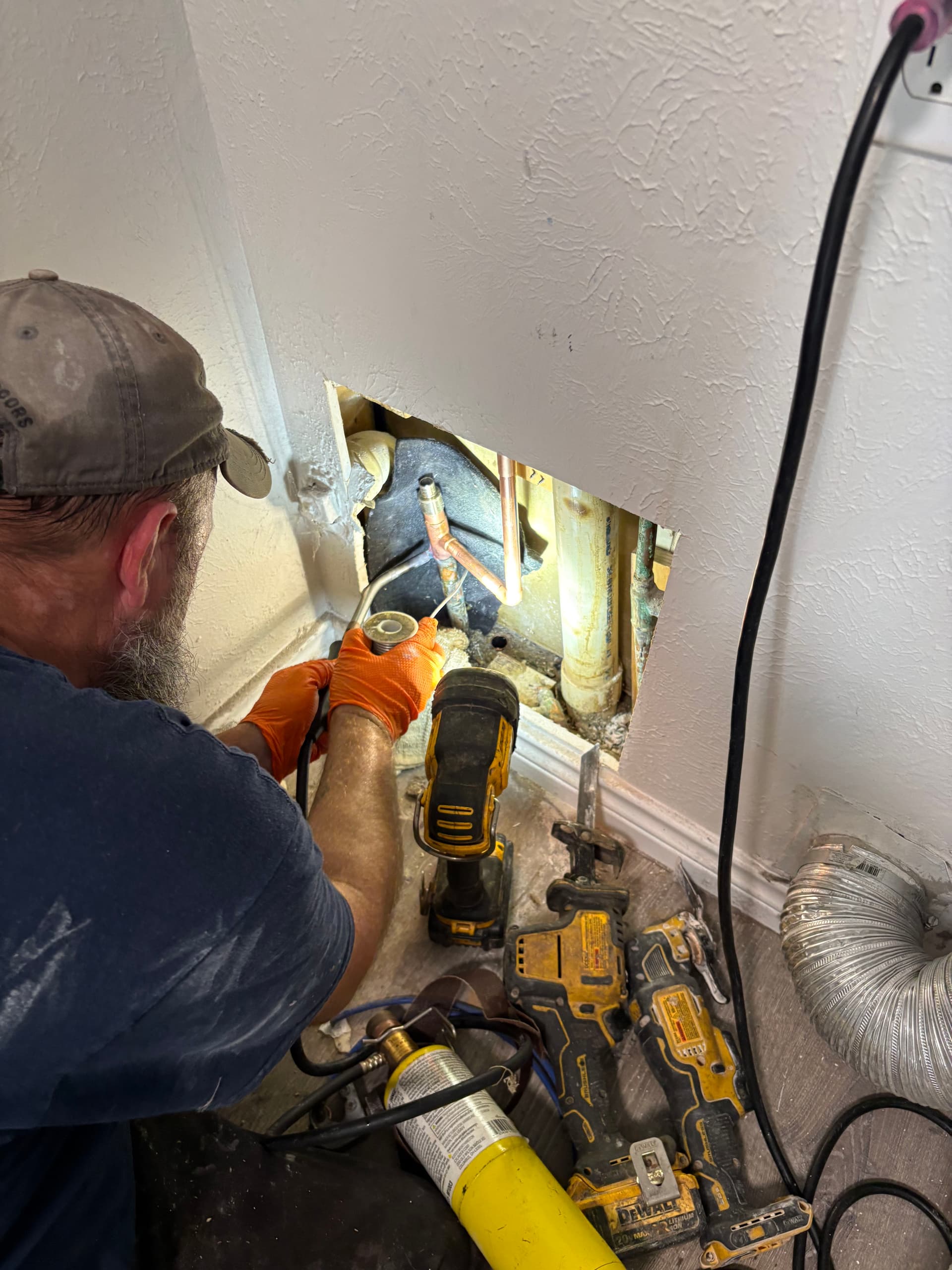 Hot Water Slab Leak Repair Handled Right in Arlington