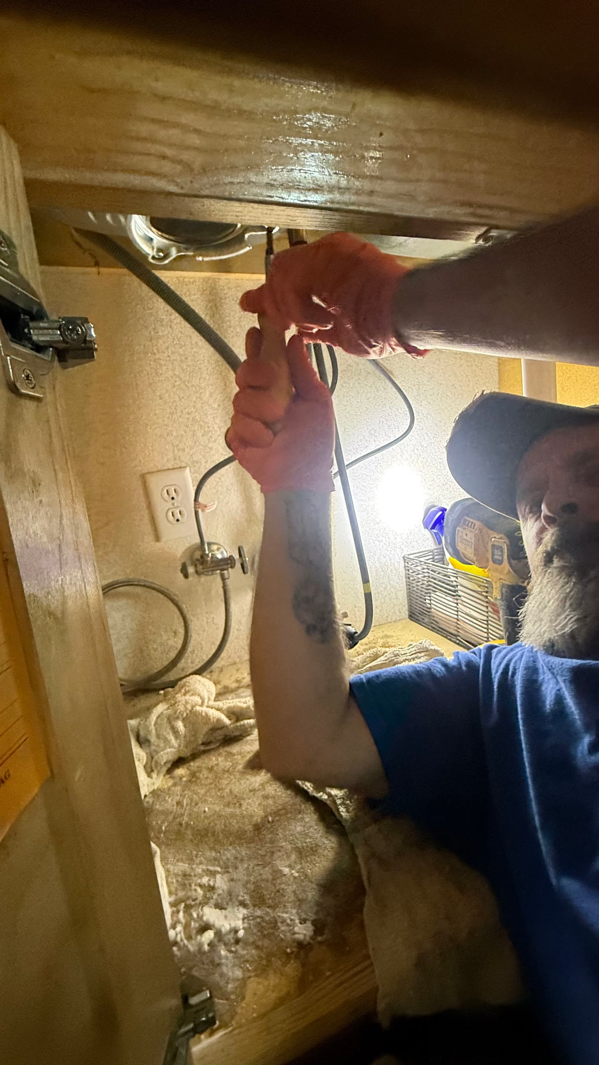 Gallery photos for Leaking Garbage Disposal Replaced and Under-Sink Plumbing Fixed: Image #1