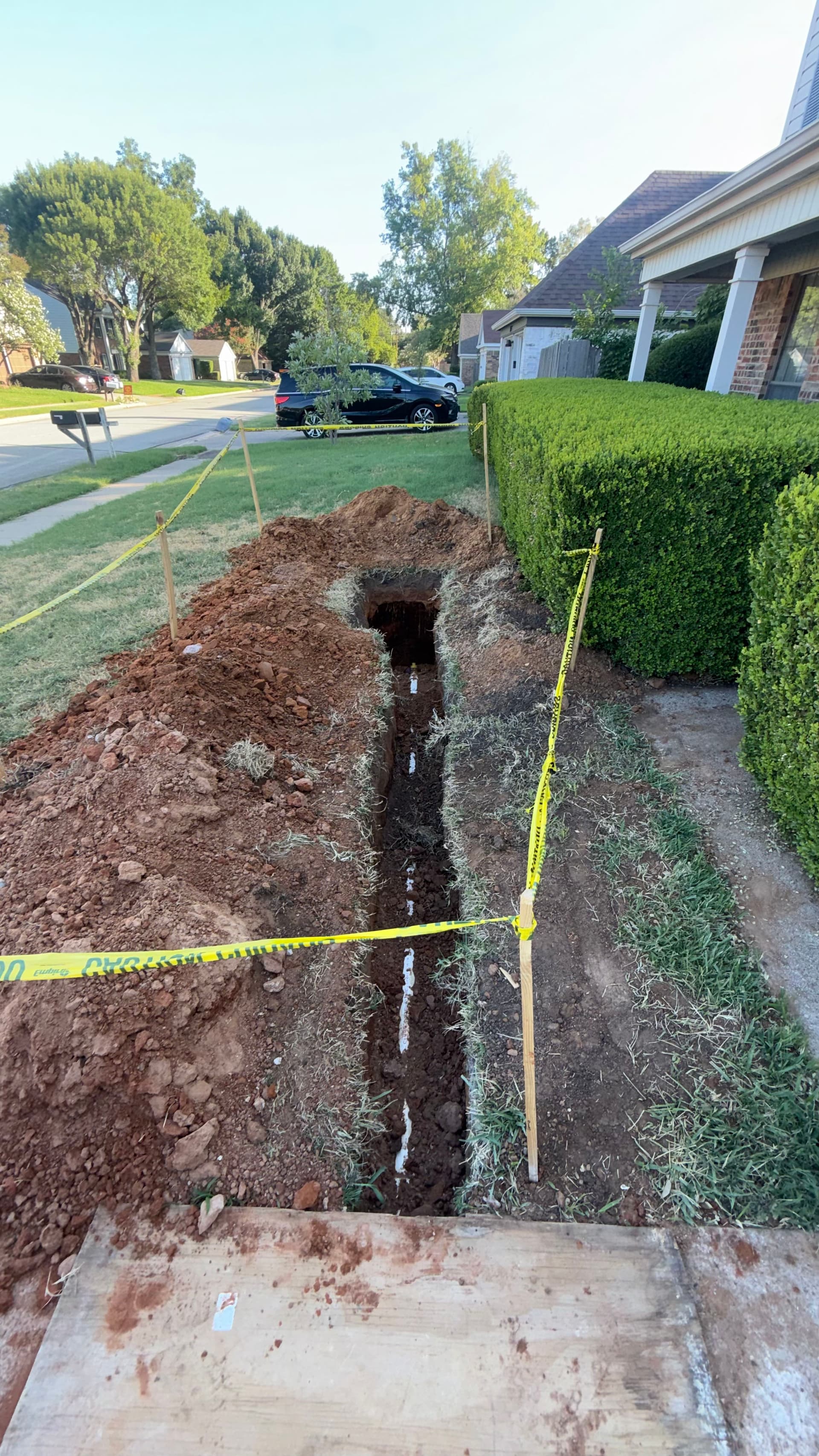 Gallery photos for Washer Drain Reroute and Sewer Tie-In for Bedford Homeowner: Image #2