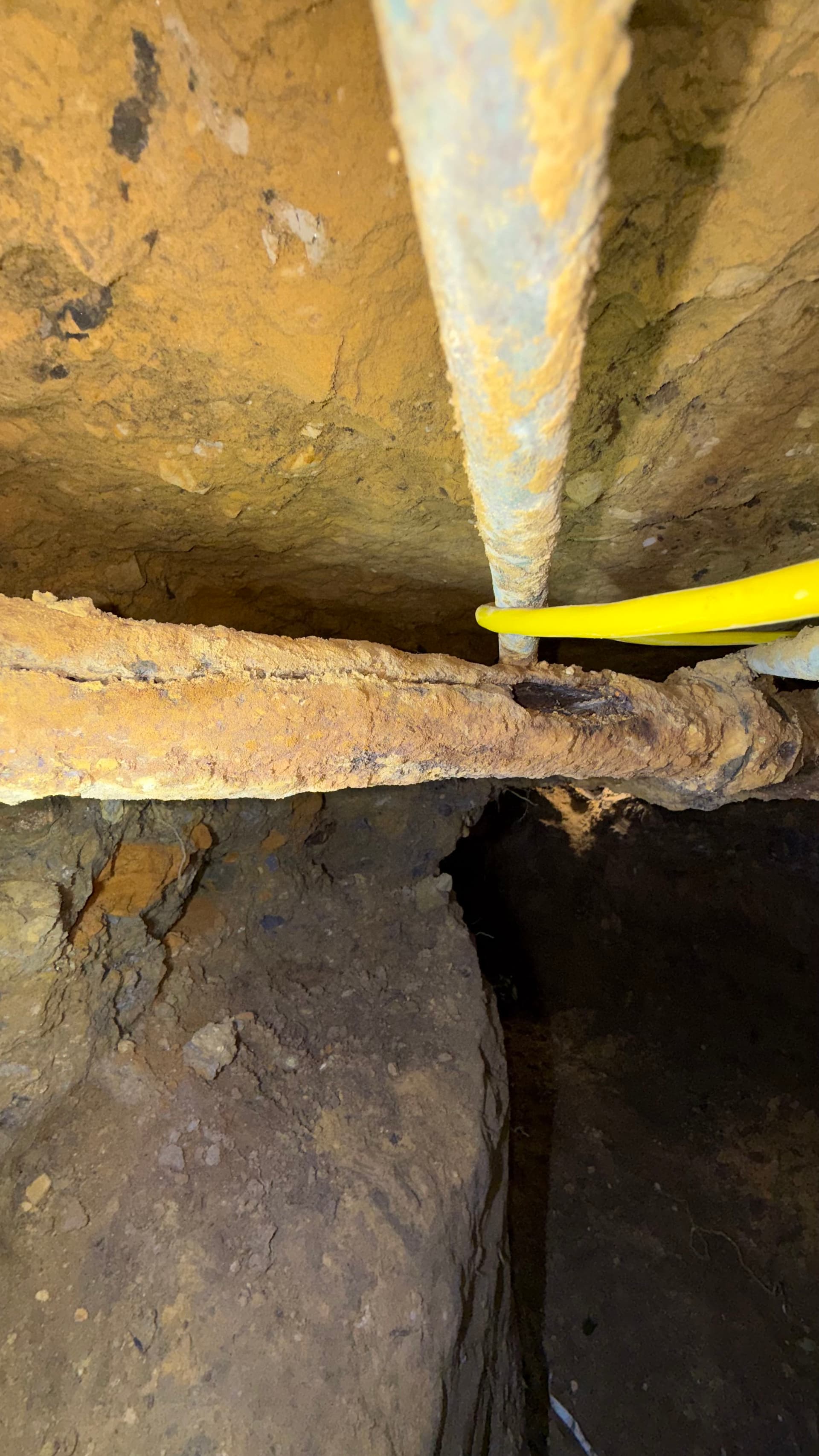 Gallery photos for Whole-Home Sewer Repipe Done Right Through Tunnel Access: Image #1