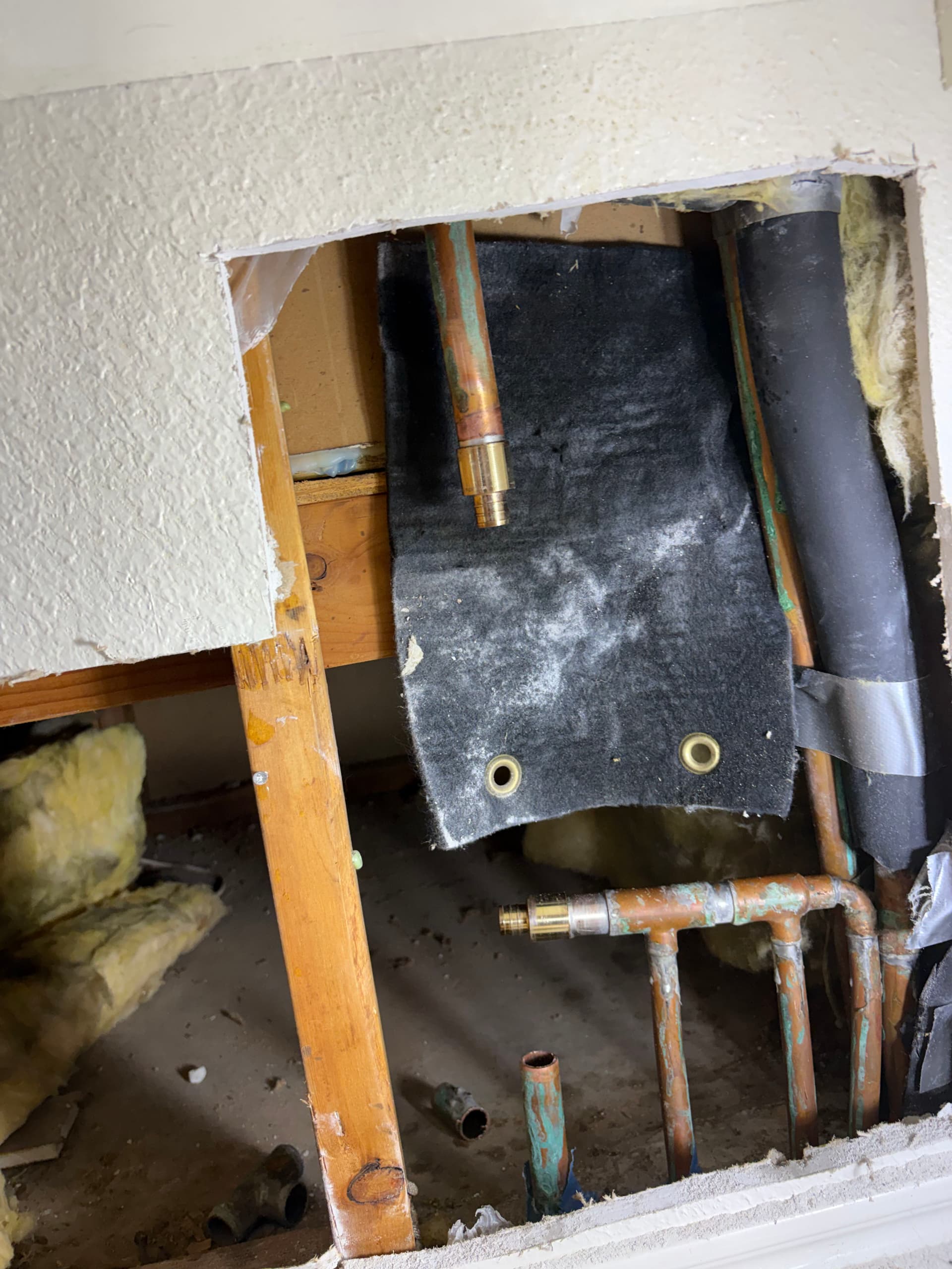 Gallery photos for Cold Water Slab Leak Rerouted Through the Attic in Euless: Image #2