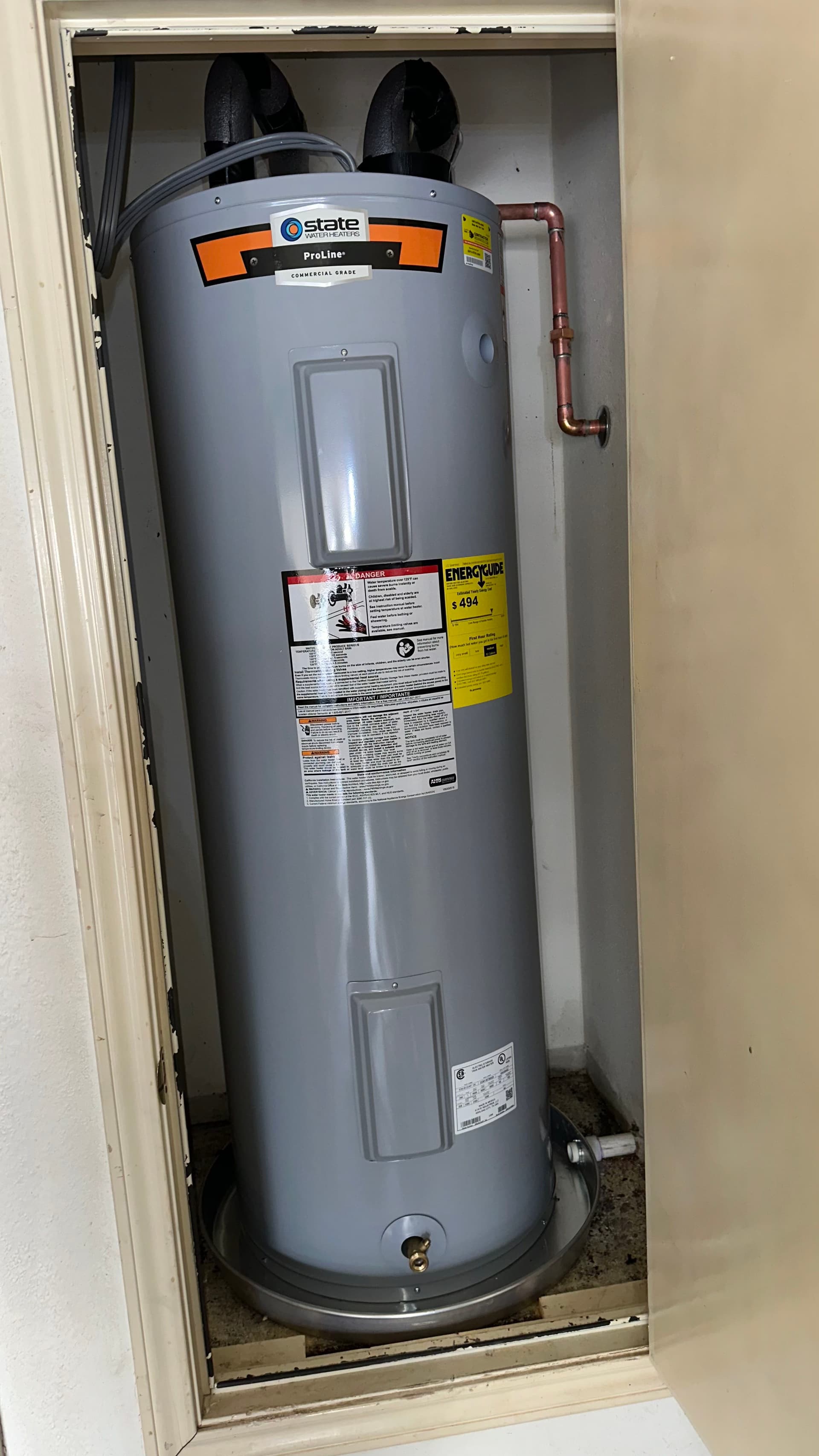 Gallery photos for Same-Day Electric Water Heater Replacement in Bedford: Image #1