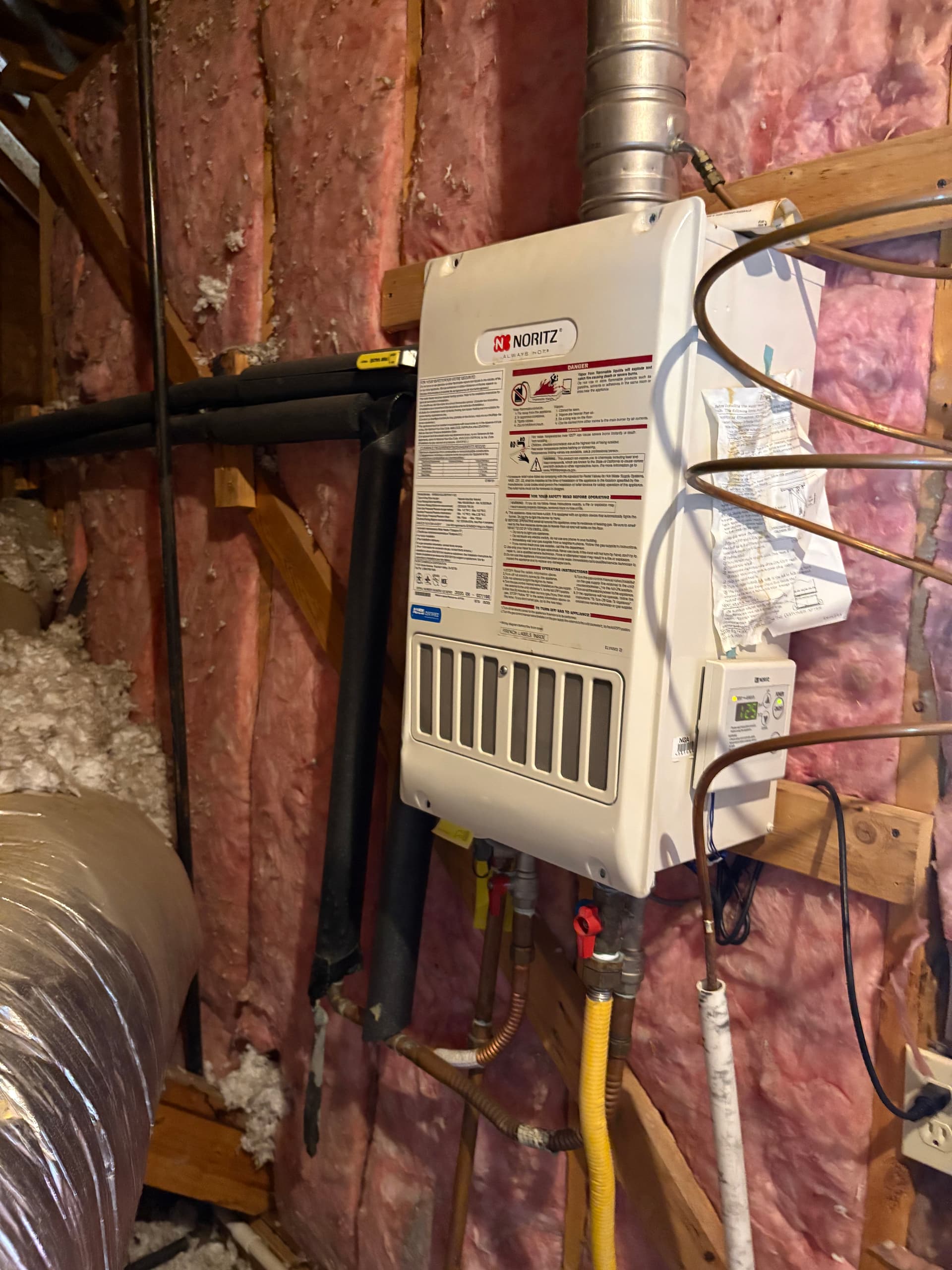 Noritz Tankless Water Heater Flame Sensor Repair in Colleyville image