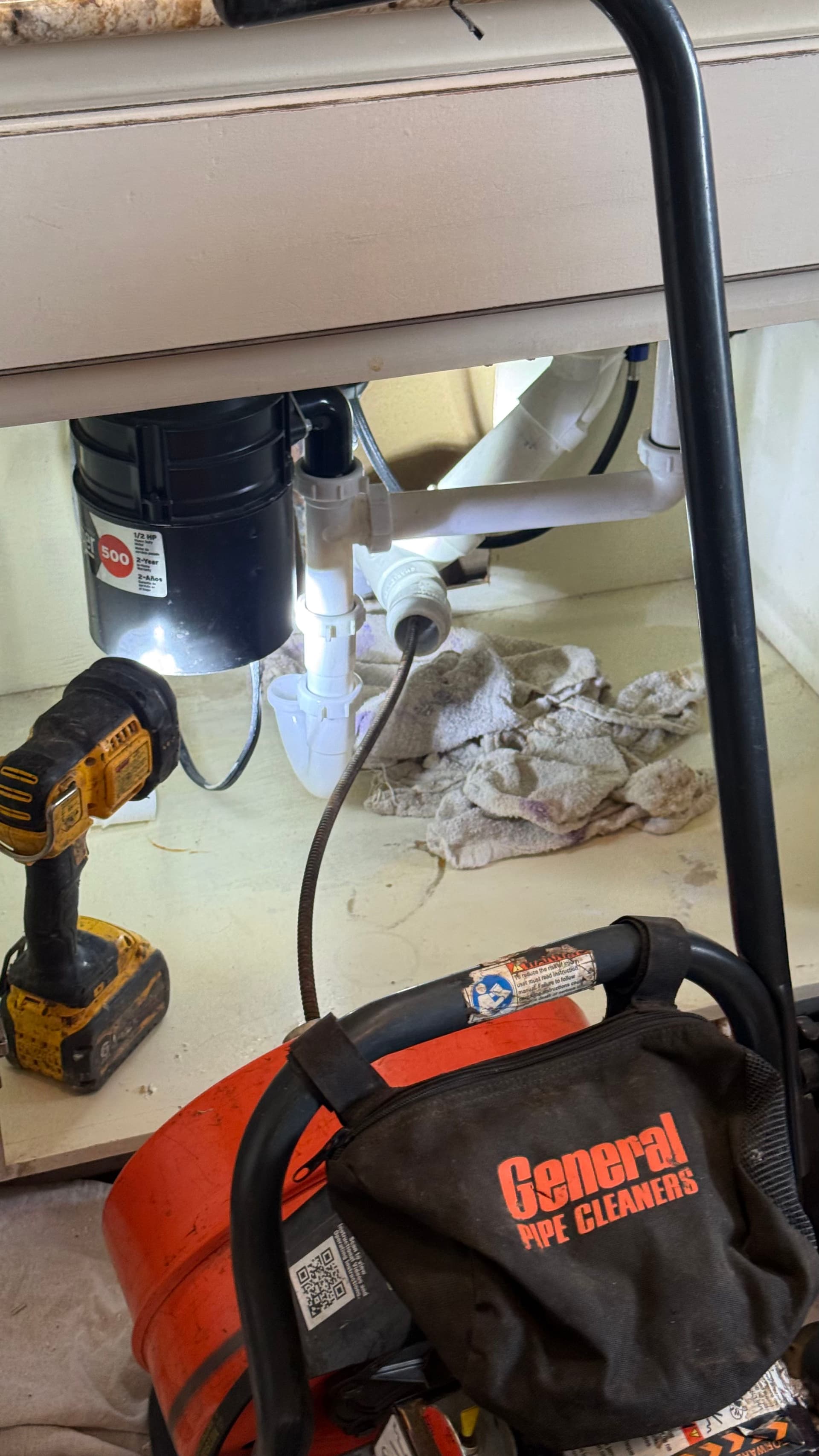 Gallery photos for Kitchen Drain Repair and Broken Pipe Fix in North Richland Hills: Image #2