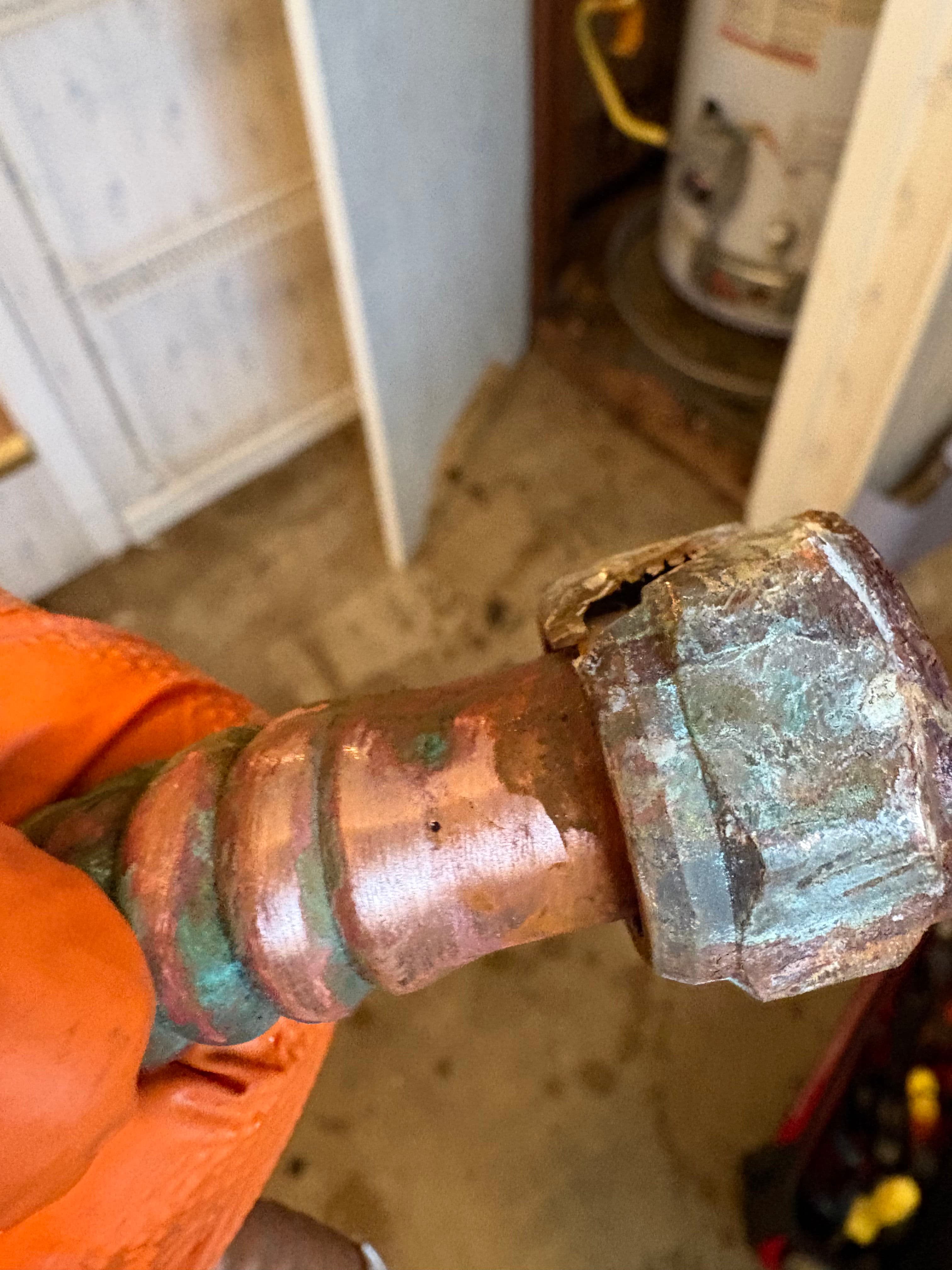 Project Water Heater Supply Line Leak Repair That Couldn't Wait image