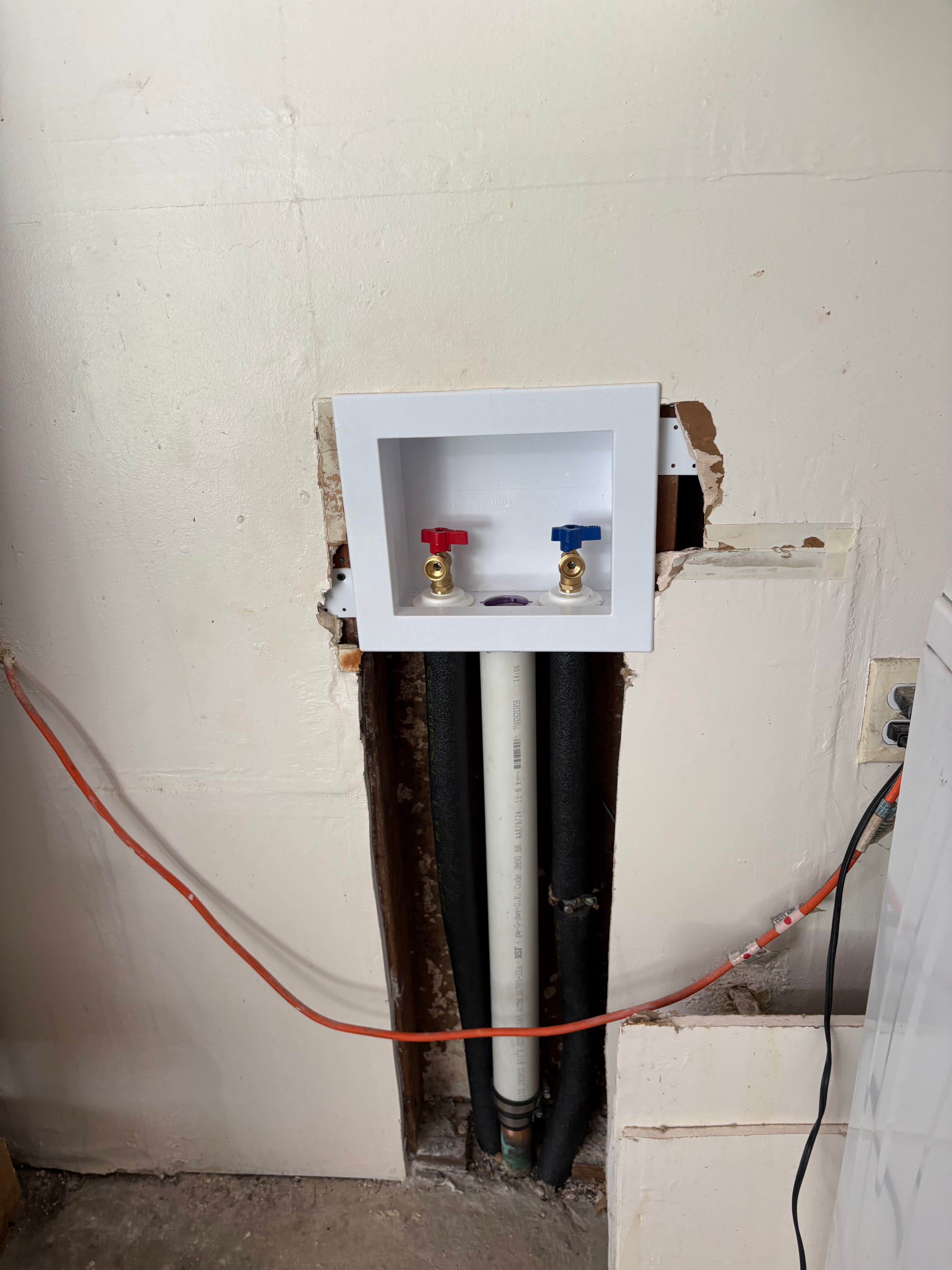 Project Old Washer Shut-Off Valves Replaced Before They Caused Real Damage image