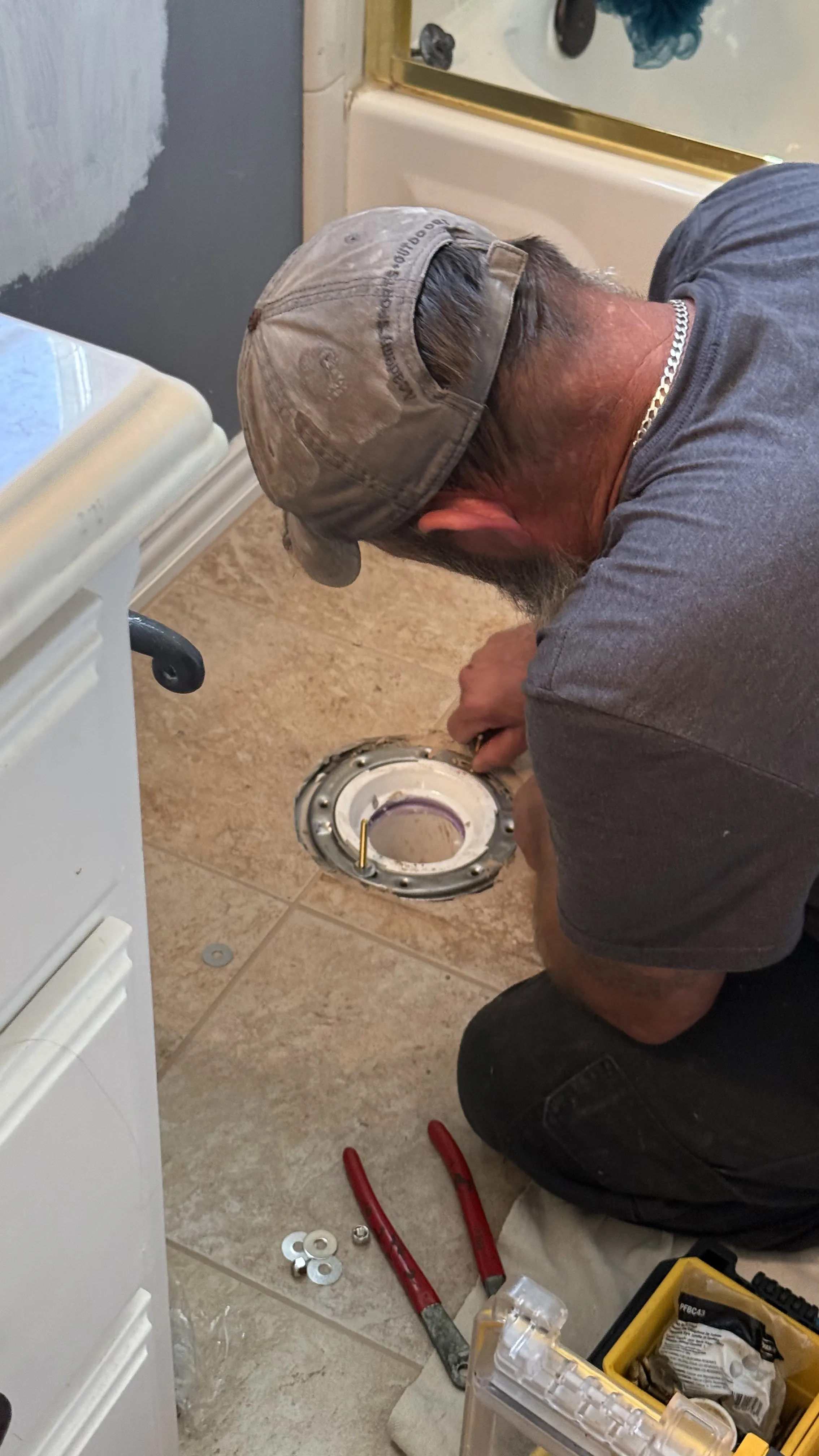 Project Toilet Flange Replacement and New Toilet Installation in Colleyville image