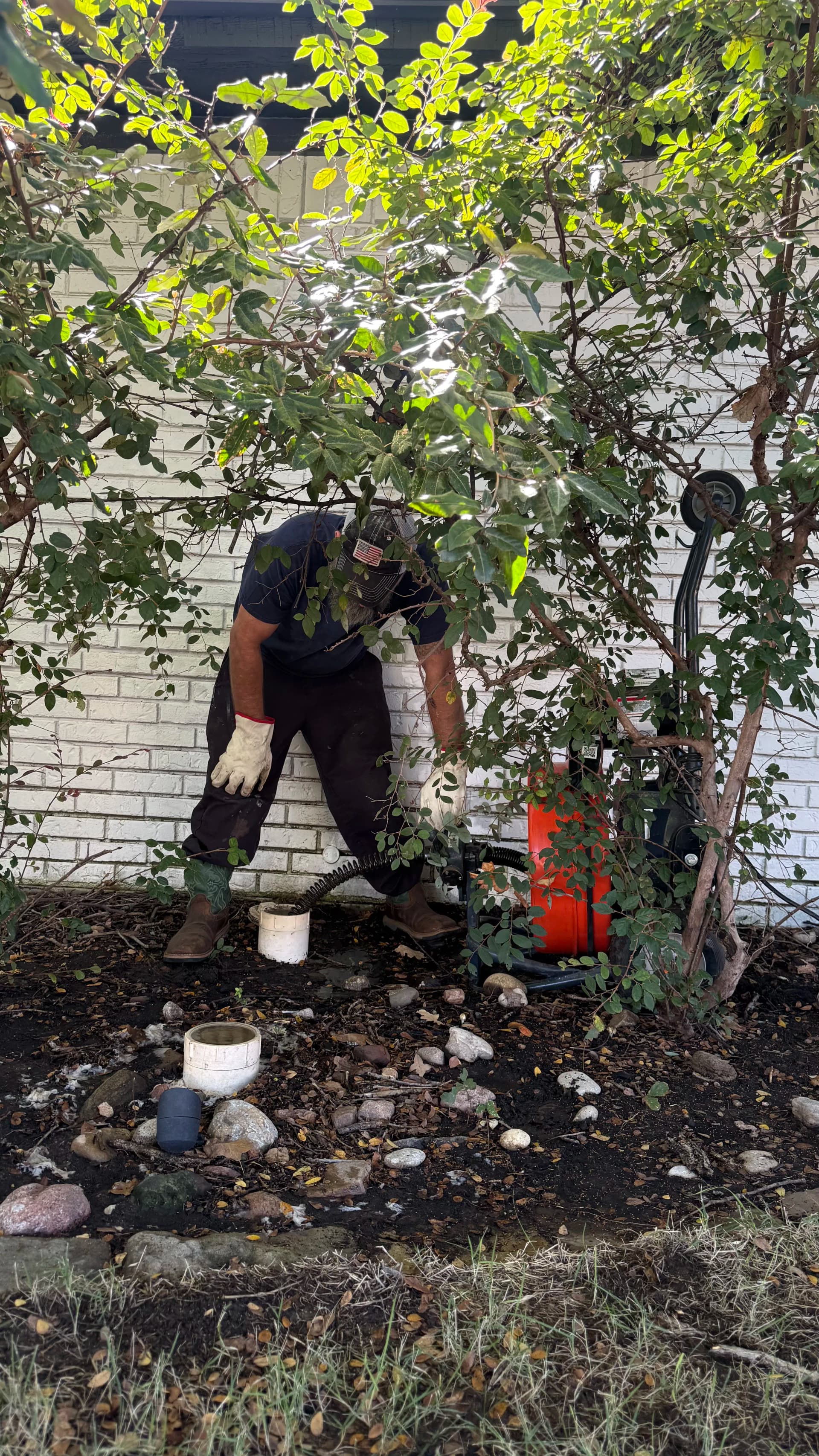Clogged Sewer Main, Flange and Wax Seal Replacement in Colleyville image