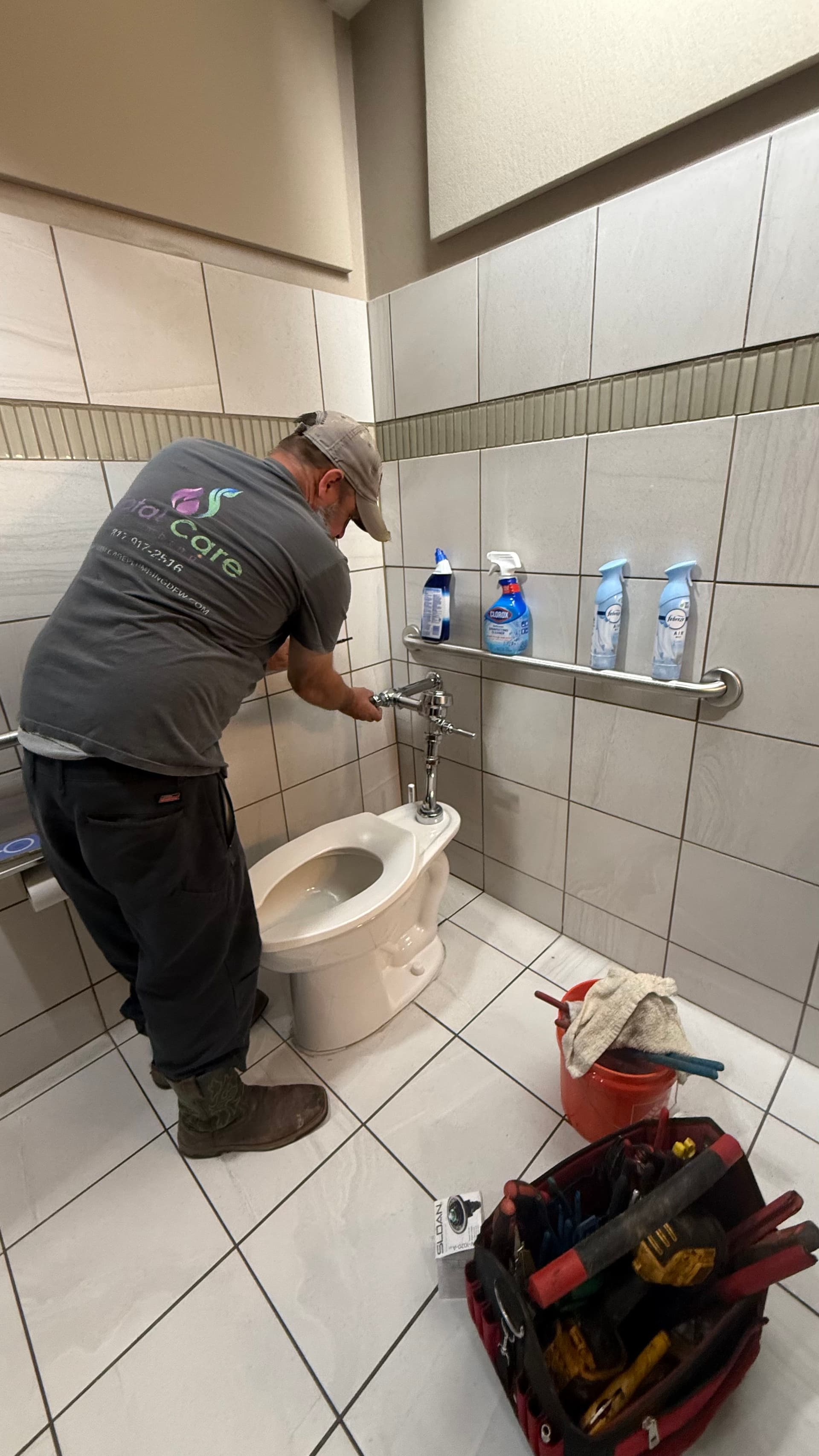 Gallery photos for Tankless Water Heater Flush and Toilet Flush Valve Rebuild for a Local Business: Image #1