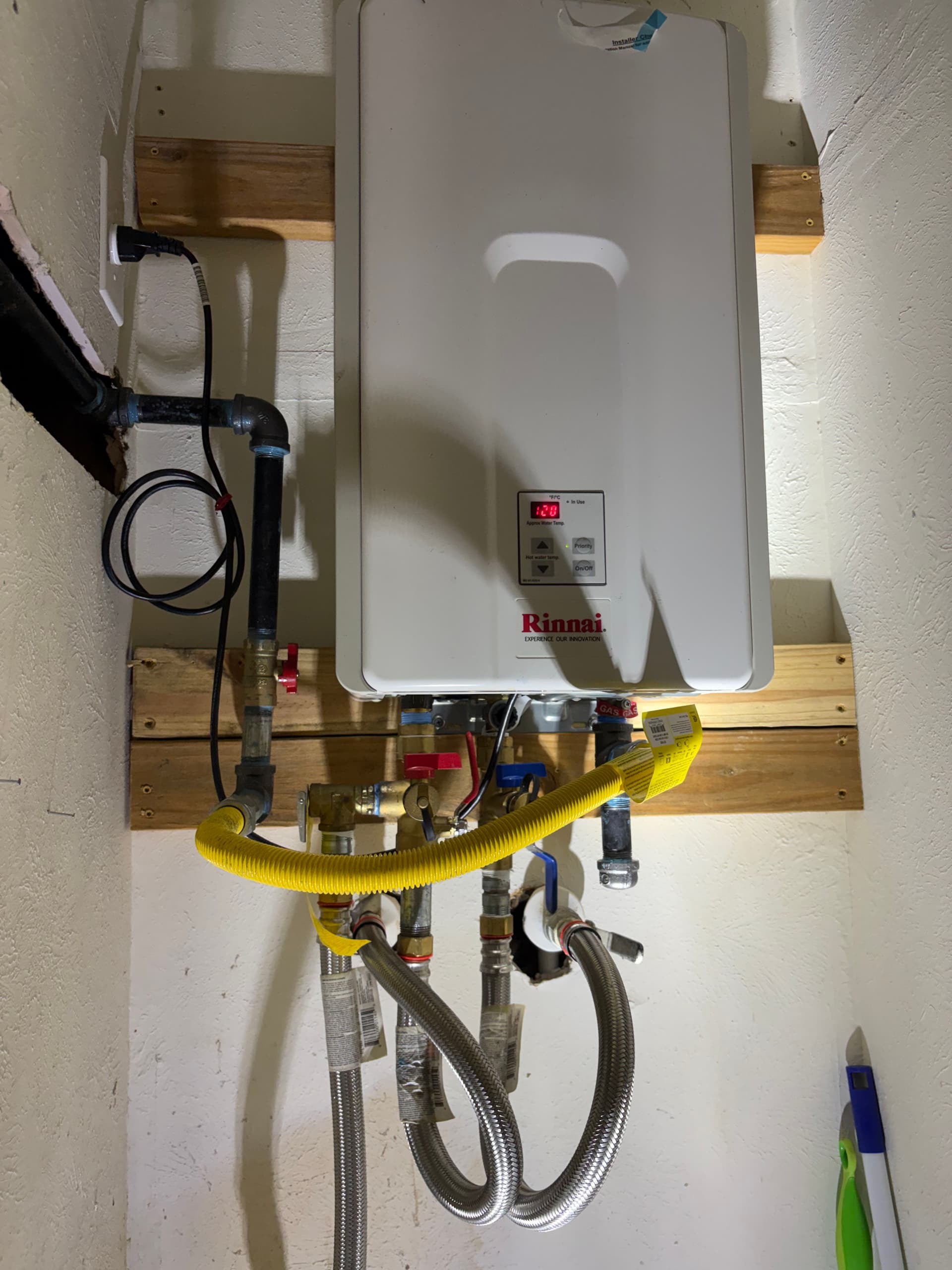 Gallery photos for Kitchen Drain Repair, Gas Line Swap, and Tankless Flush in Bedford: Image #1