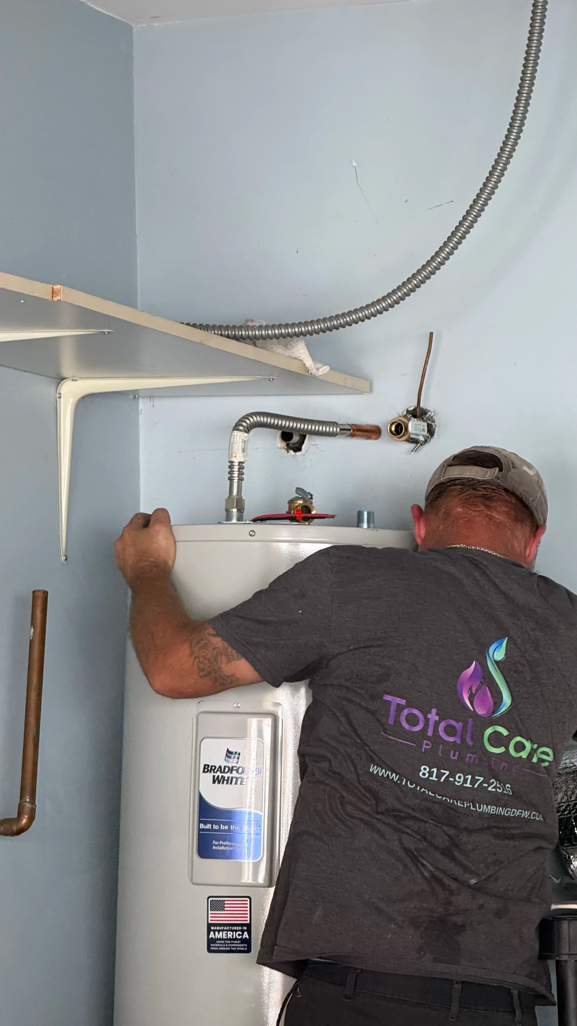 Gallery photos for Bradford White Water Heater Installation in Bedford TX: Image #3