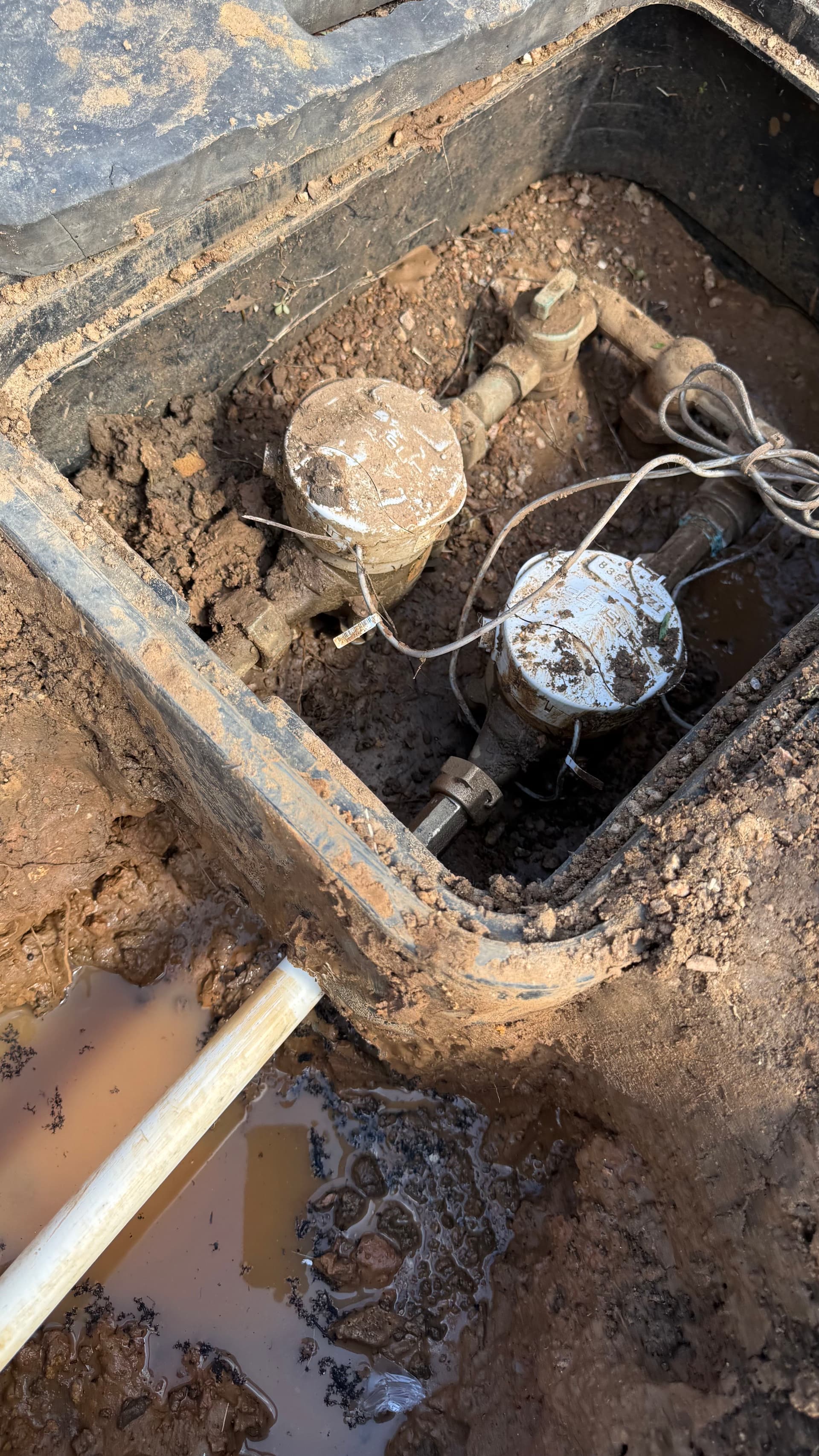 Gallery photos for Main Water Line Leak Found and Repaired in Fort Worth: Image #2