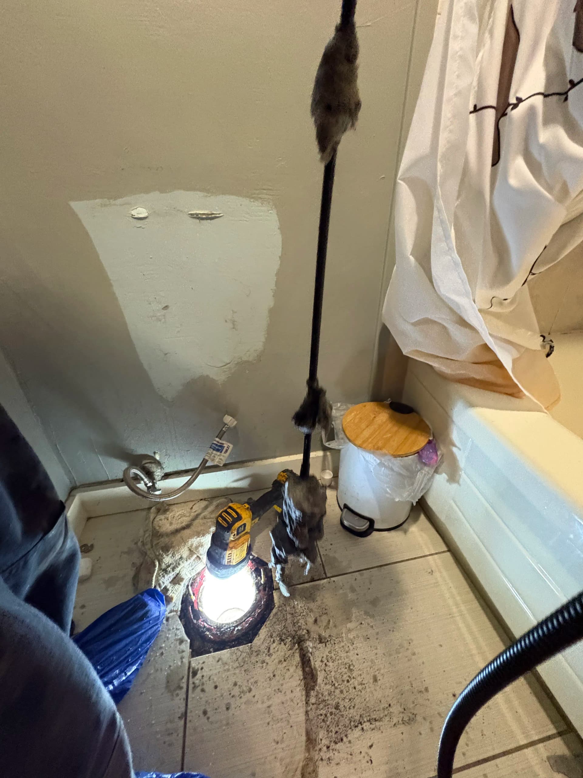 Bathroom Drain Clog Cleared for a Customer in Hurst image