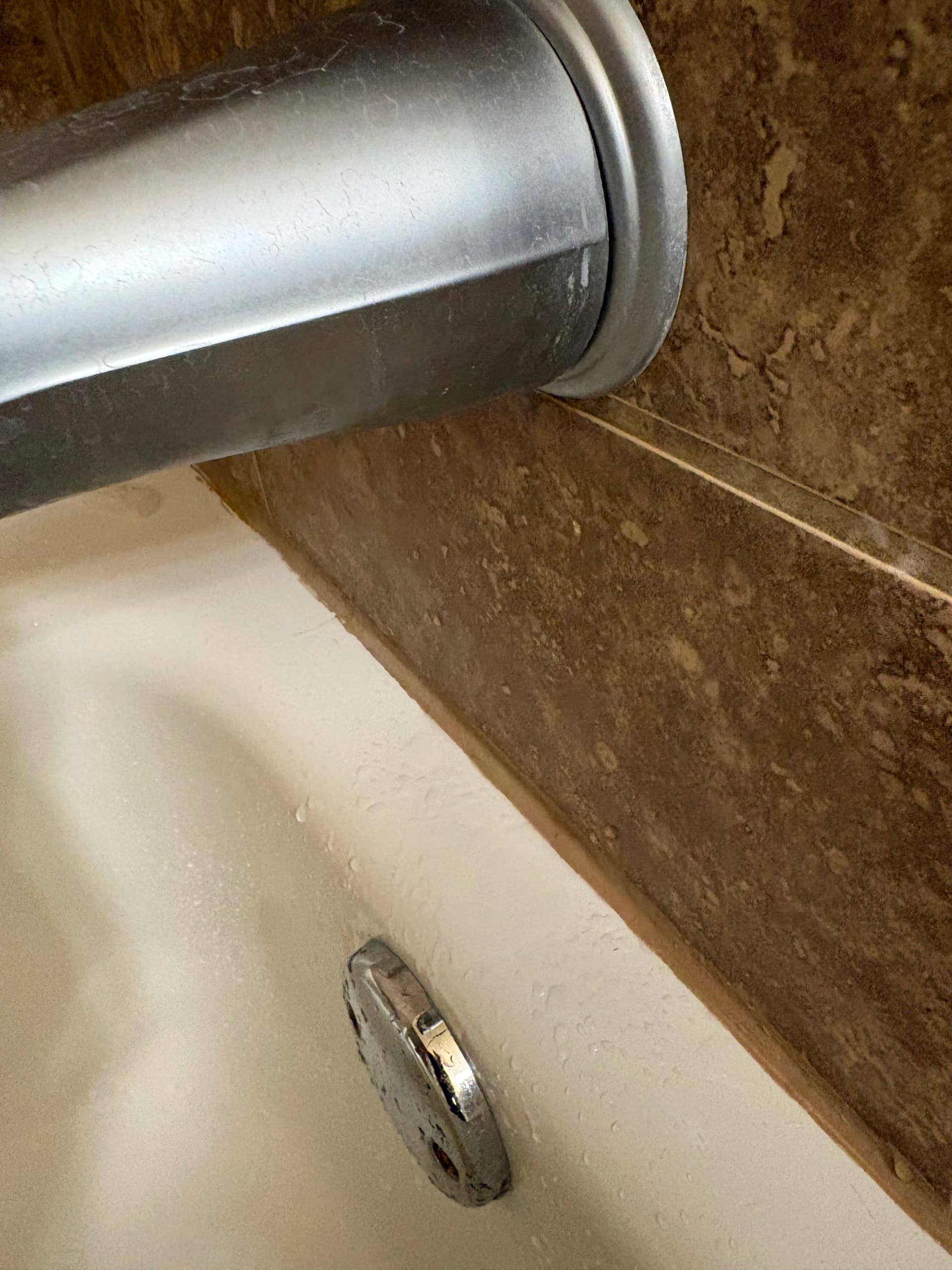 Gallery photos for Tub Spout Diverter Leak Causing Ceiling Damage in Hurst: Image #1