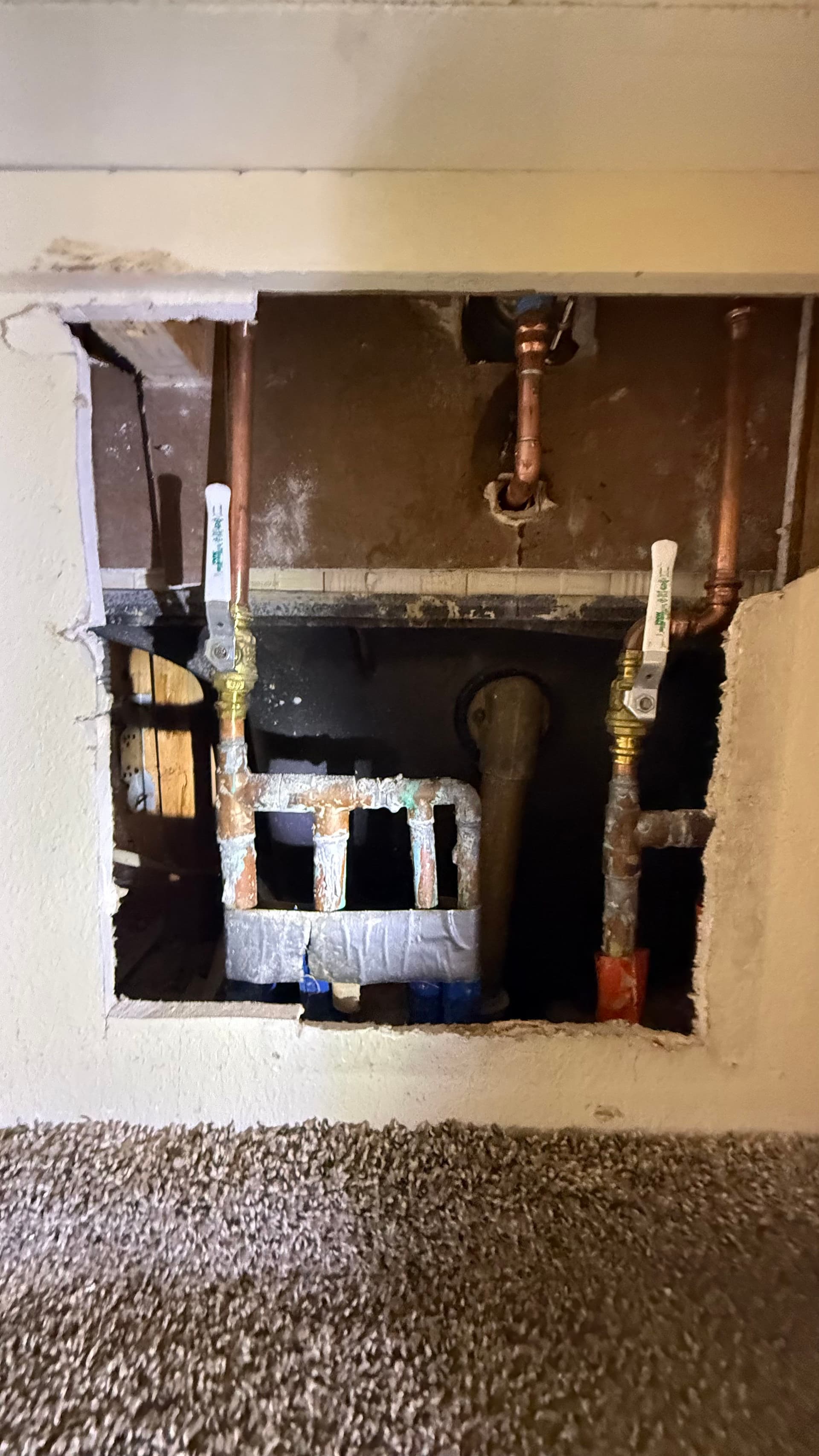 Gallery photos for Leaking Tub Valve Replaced and Shut-Off Valves Added in Bedford: Image #1