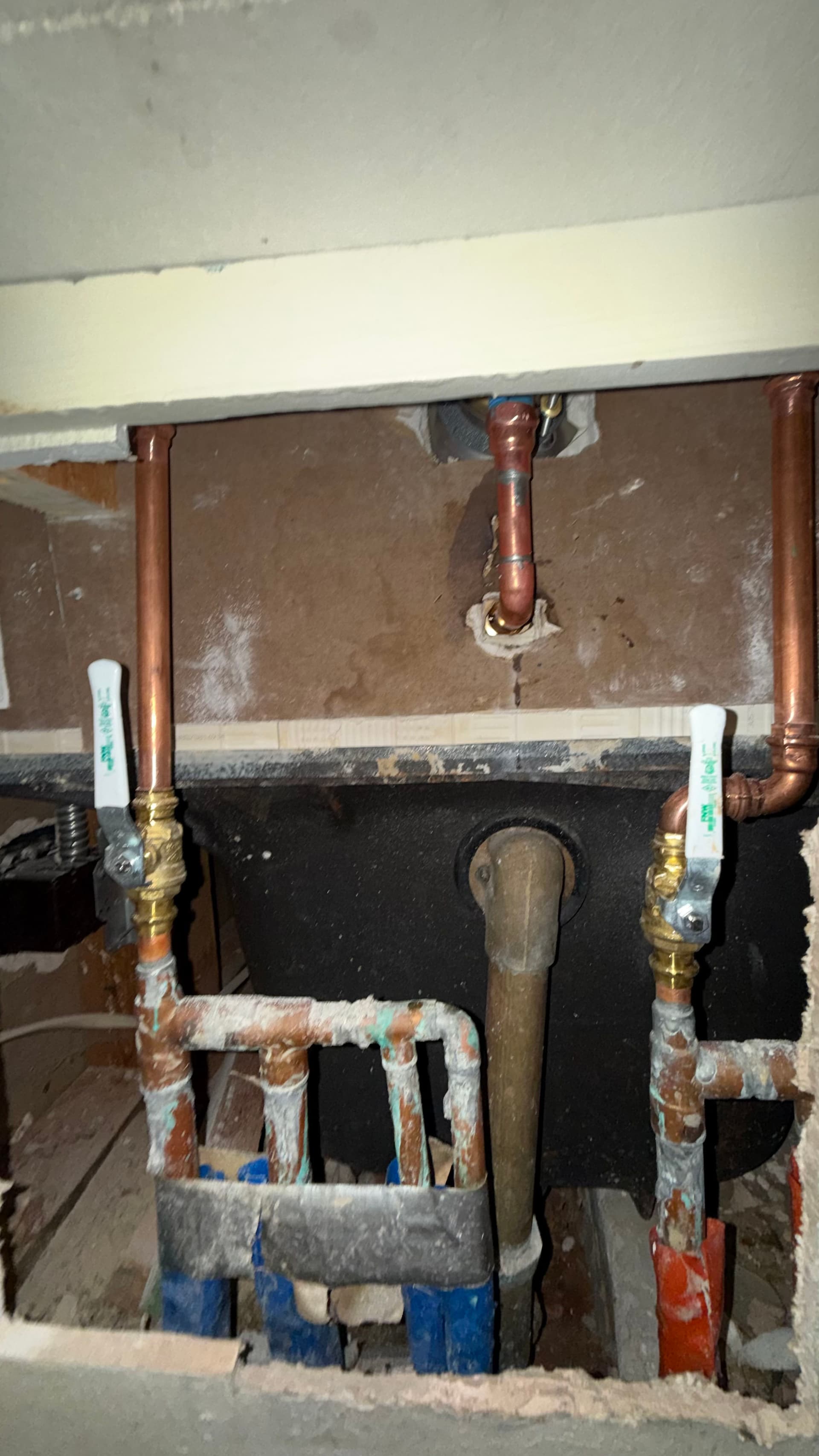 Leaking Tub Valve Replaced and Shut-Off Valves Added in Bedford image