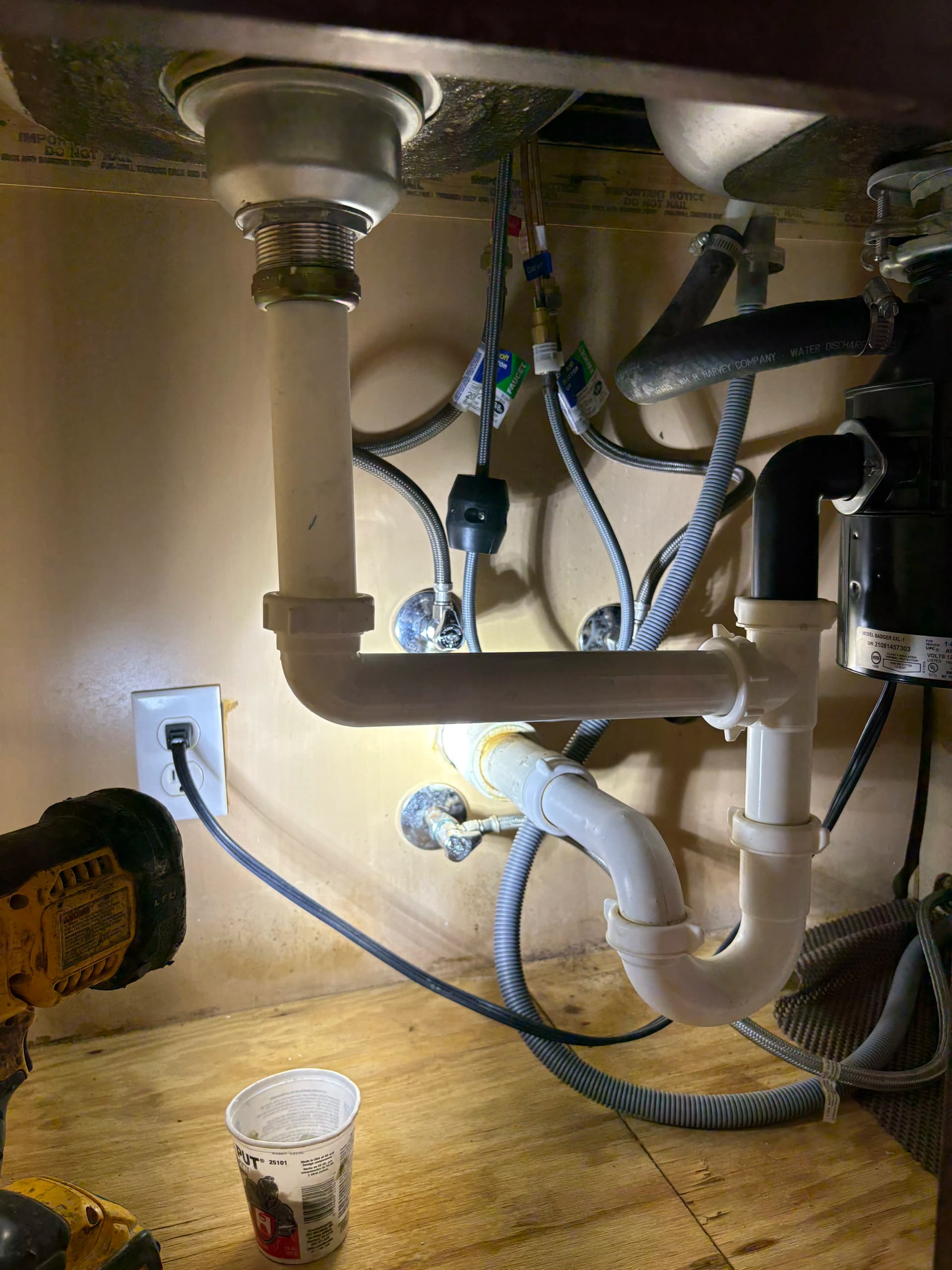 Gallery photos for Kitchen Sink Drain Leak Fixed in Euless: Image #1