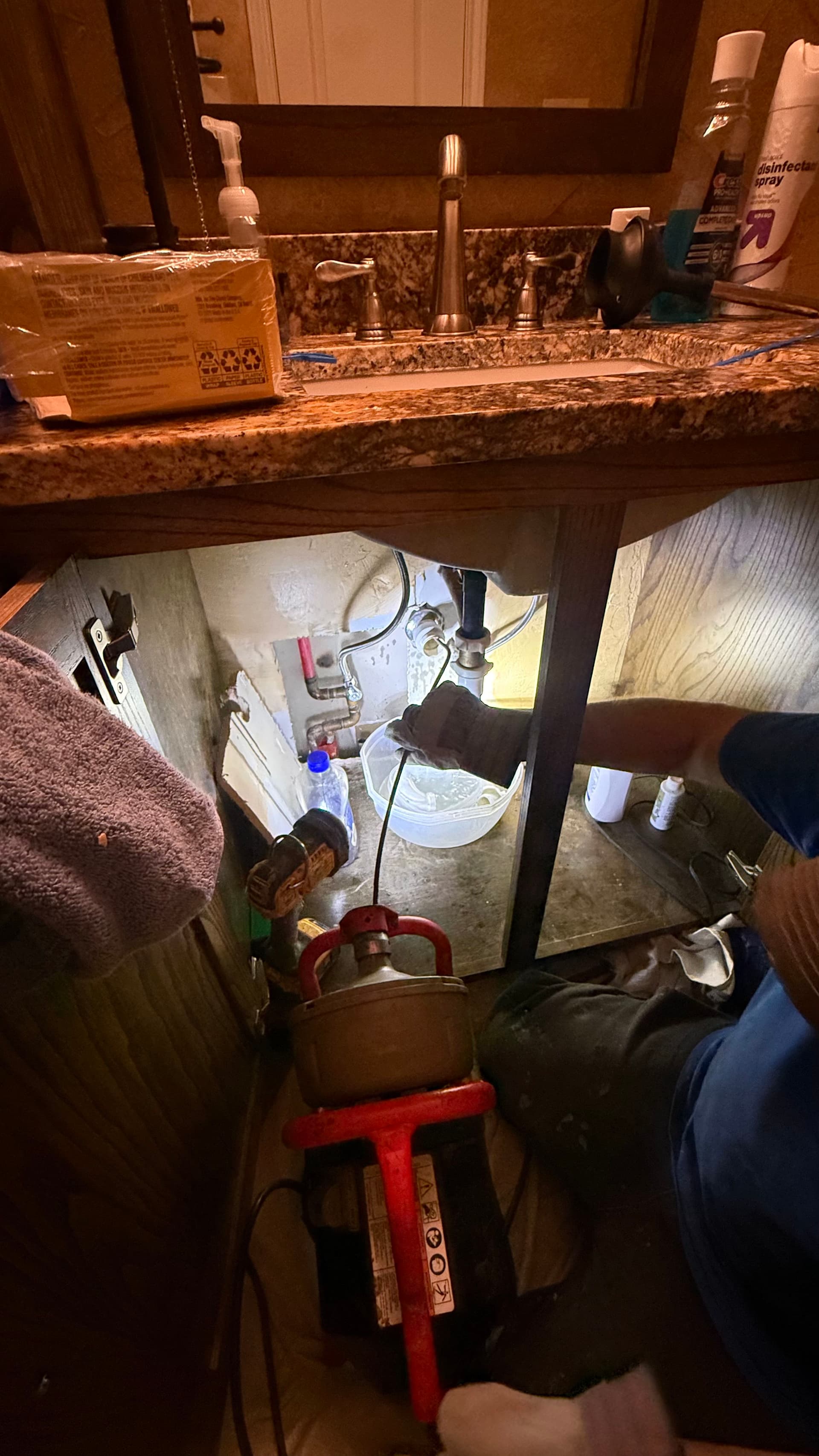Gallery photos for Clogged Sink Drain Cleared in Colleyville: Image #1