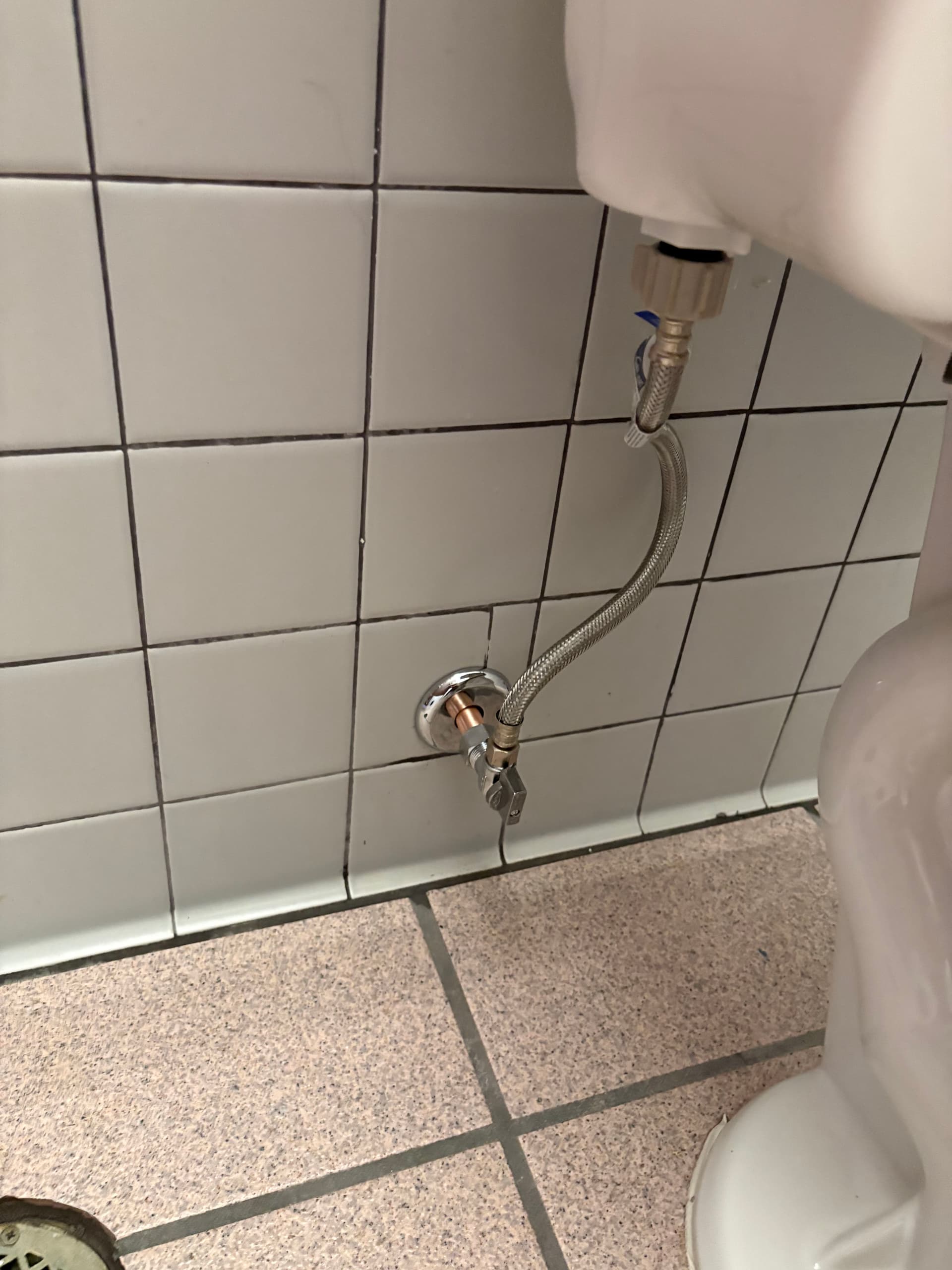 Gallery photos for Toilet Shut-Off Valve and Supply Line Replacement in Bedford: Image #2
