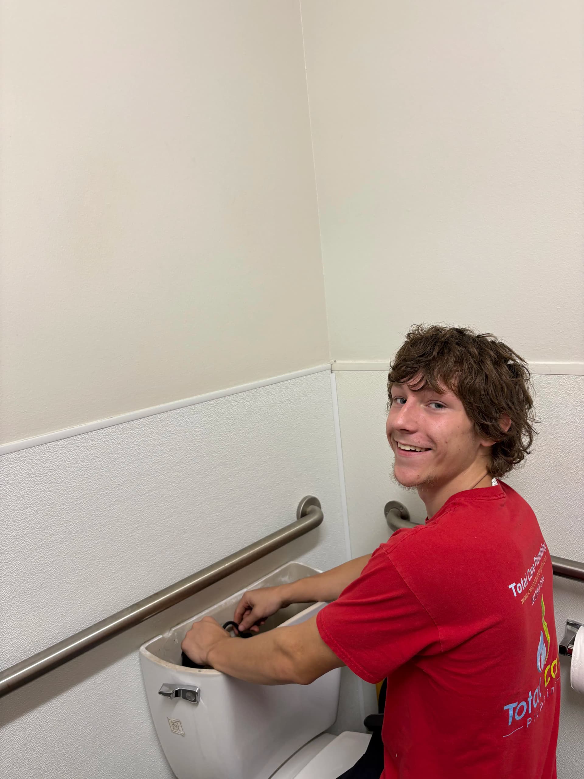 Gallery photos for Running Toilet and Busted Urinal Fixed Fast in Fort Worth: Image #1